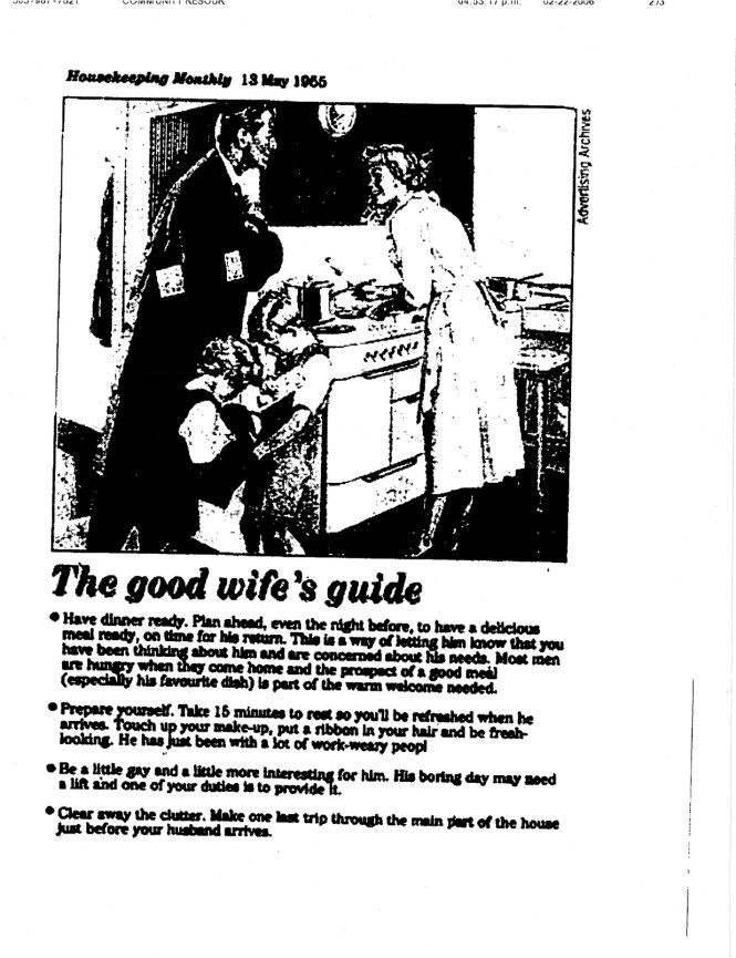 What every good woman needs to know. 