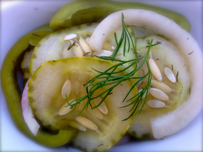 Fresh, Crisp Pickled Cucumbers