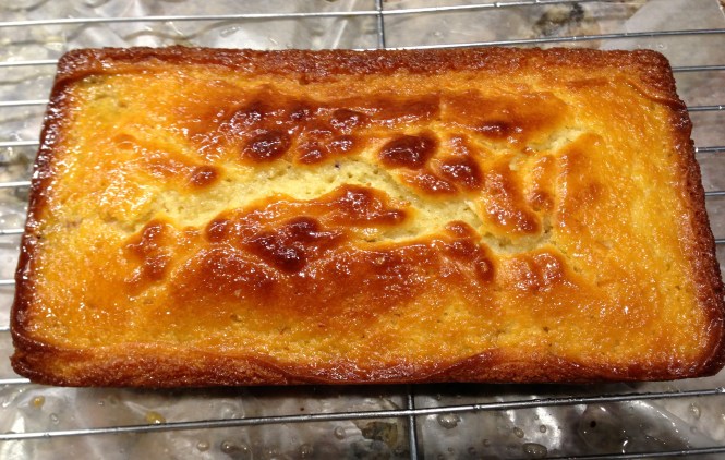 Loaf Basted With A Lemon Sugar Syrup
