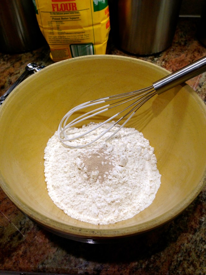 3 Simple Dry Ingredients: Flour, Yeast and Salt