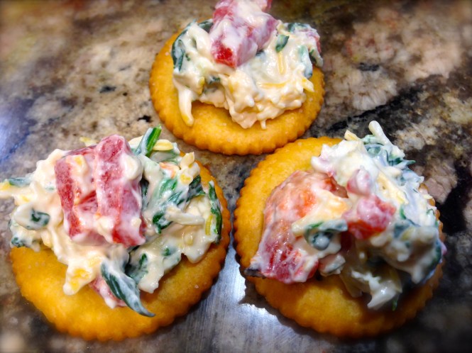 Creamy Spinach and Red Pepper Dip