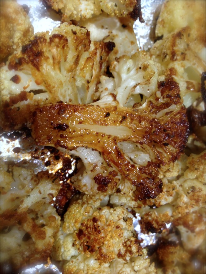 Balsamic Parmesan Roasted Cauliflower