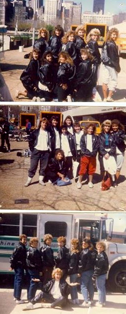 The dancers, and me with their mom's...