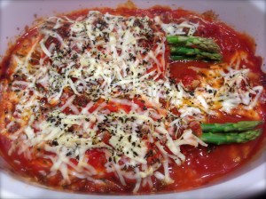 Chicken Roll Ups (right out of the oven)