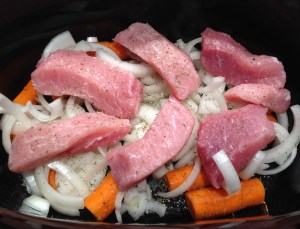 Place the Ribs On Top of the Vegetables