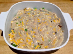 Spread Soup Mixture On Top Of Veggies