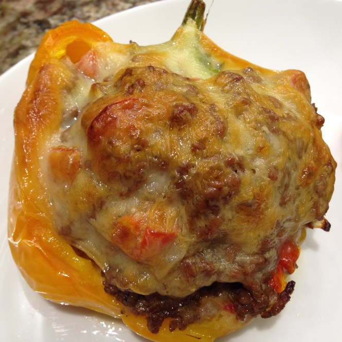 Easy Cheesy Stuffed Pepper