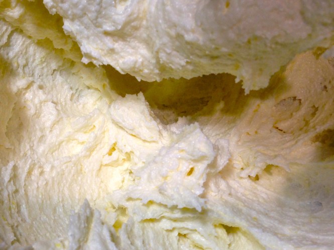 Creaming butter and sugar should produce this consistency...