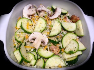 Ready to go into the oven