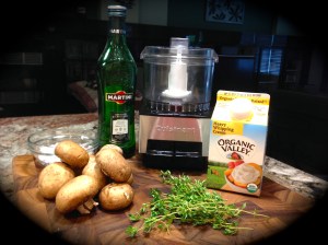 Duxelle Ingredients...