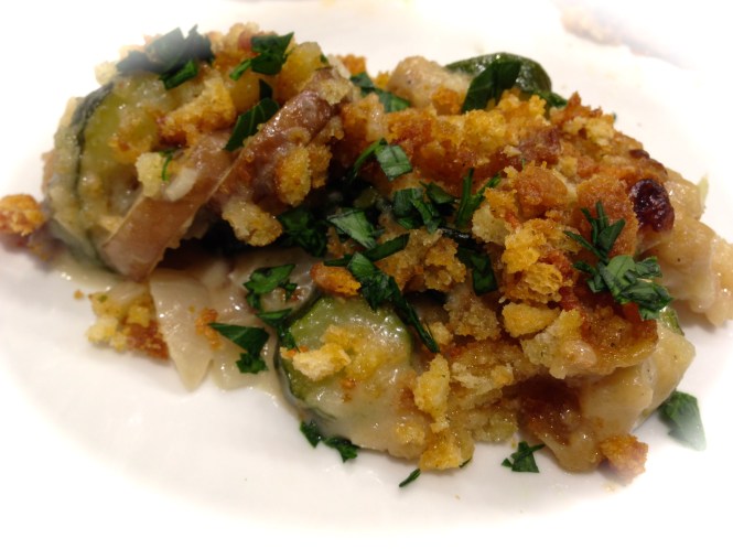 Serving Suggestion: garnish with flat leaf parsley...