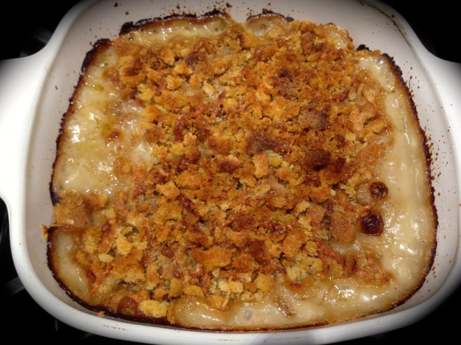 Brown and bubbly out of the oven...