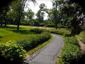The Motherhouse grounds...