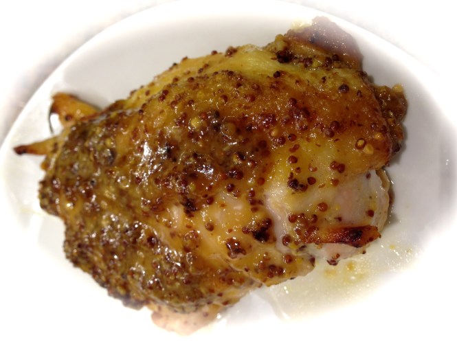 Succulent Chicken Breast With Honey Mustard Sauce...