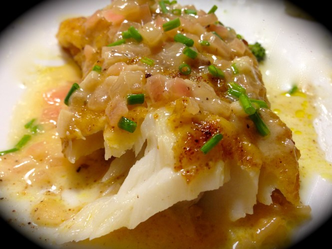 Pan Fried Cod With Lemon Butter Sauce...