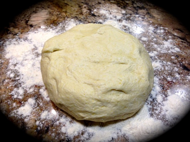 The pizza dough...