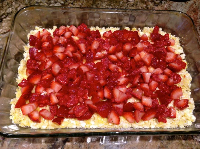 Spread The Berry Mixture Over The Dough...