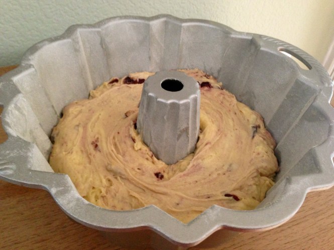 Distribute The Batter Evenly In The Cake Pan...