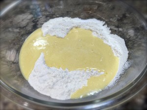 Add Wet Ingredients To Dry Ingredients