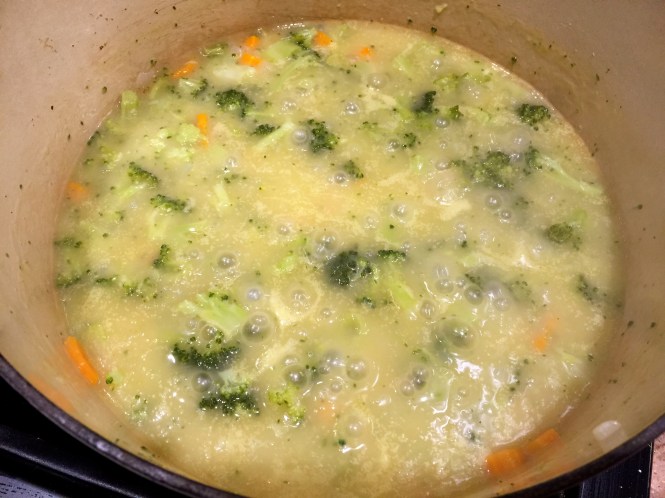 After Adding Cornstarch...