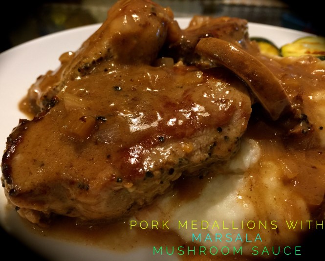 Pork Medallions With Marsala Mushroom Sauce: so easy and great for any week night meal!