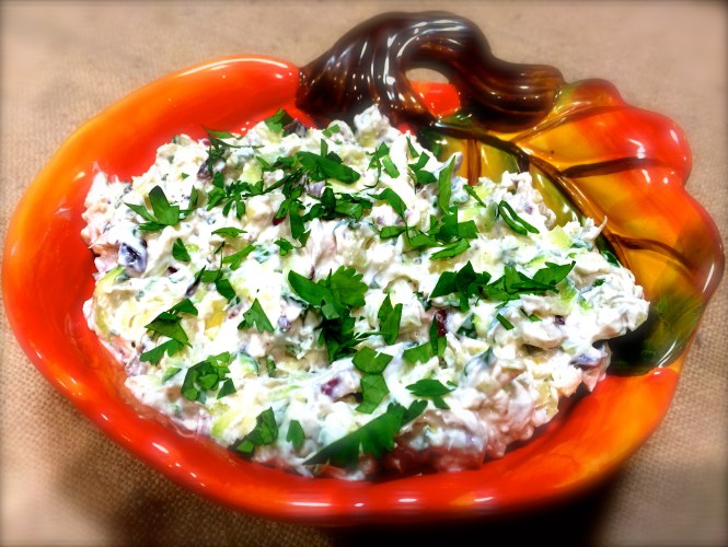 Zucchini Artichoke Olive Dip