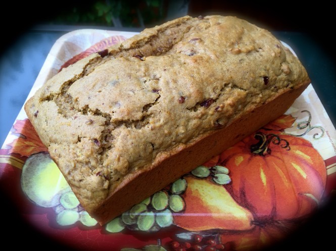 Pumpkin Cranberry Nut Bread