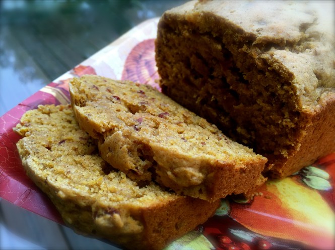 Pumpkin Cranberry Nut Bread