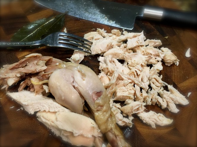 Cut up the chicken