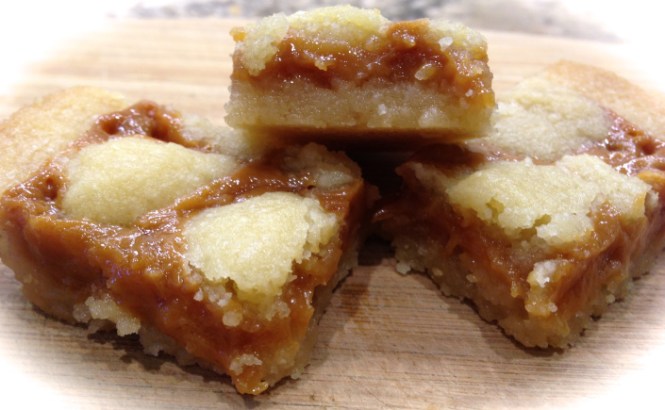 Salted Caramel Butter Bars