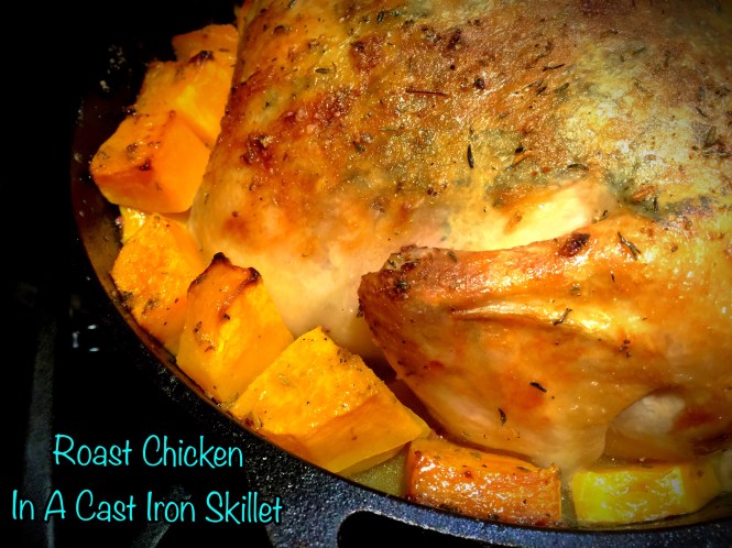 Roast Chicken In A Cast Iron Skillet