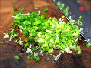 chopped scallions