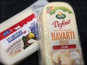 gruyere and havarti