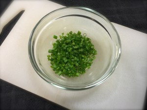 chopped chives