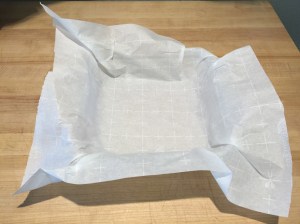 Parchment Paper Lined Pan