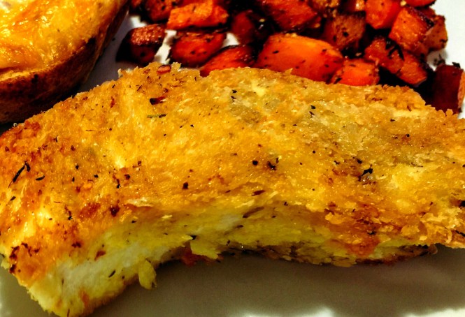 Parmesan Crusted Halibut