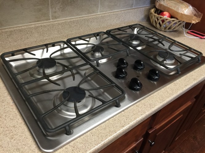 the old cooktop