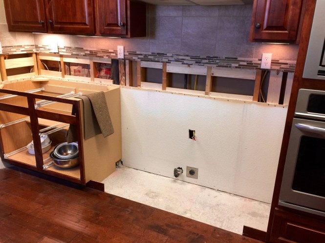 my torn apart kitchen