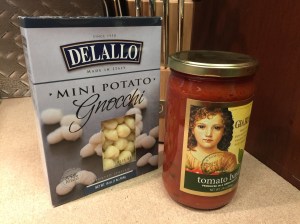 gnocchi and marinara sauce