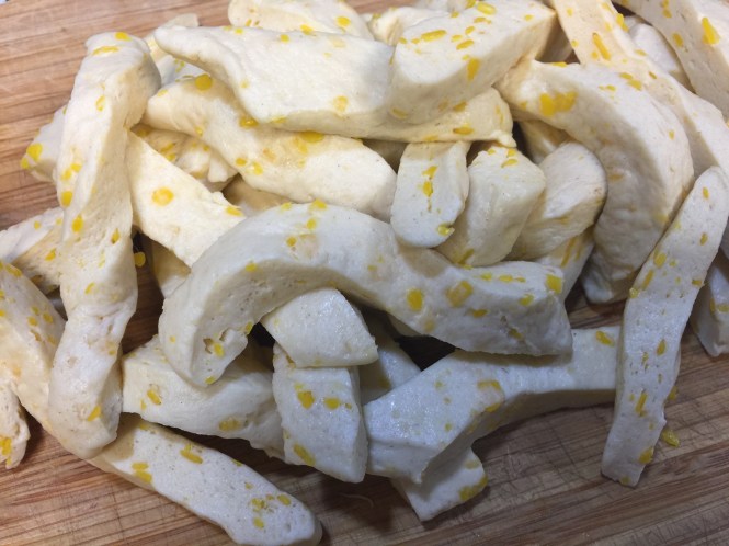 Refrigerated Biscuits Cut Into Strips