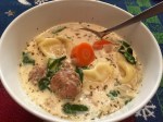 Creamy Meatball And Tortellini Soup